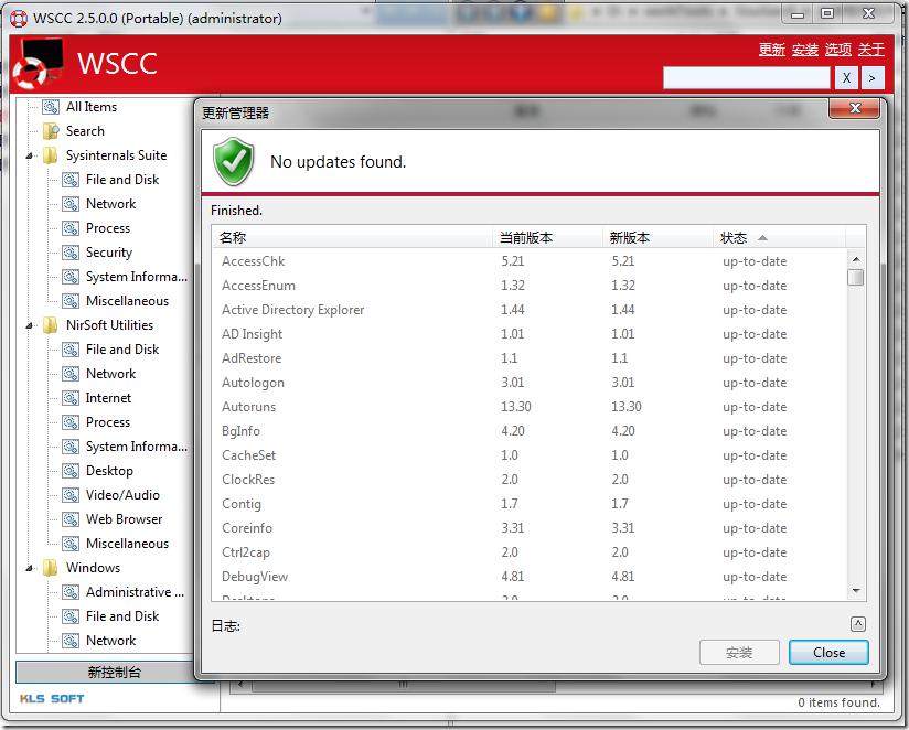 Windows System Control Center